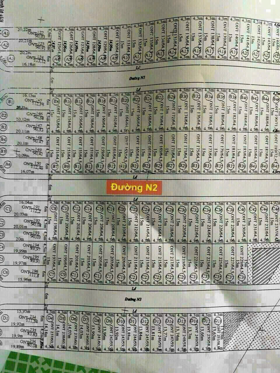 Bán đất đường Lê Văn Lương nối dài 4.3mx14m Giá 1.85 tỷ sổ riêng 